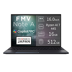 FUJITSU ノートパソコン FMV Note Aシリーズ A79-L1 コールブラック FMVA79L1BA