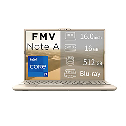 FUJITSU ノートパソコン FMV Note Aシリーズ A77-L2 ベージュゴールド FMVA77L2GA