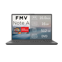 FUJITSU ノートパソコン FMV Note Aシリーズ A75-L2 ブライトブラック FMVA75L2BA