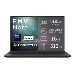 FUJITSU ノートパソコン FMV Note Uシリーズ U59-L2 ピクトブラック FMVU59L2BA