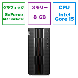 Lenovo 90T100BKJP ゲーミングデスクトップパソコン IdeaCentre Gaming 570i ブラック