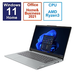 Lenovo ノートパソコン IdeaPad Slim 5 Light Gen 8 クラウドグレー 82XS000JJP [14.0型 /Windows11 Home /AMD Ryzen 3 /メモリ:8GB /SSD:256GB /Office HomeandBusiness /日本語版キーボード /2023年4月モデル]