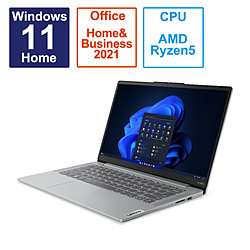 Lenovo ノートパソコン IdeaPad Slim 5 Light Gen 8 クラウドグレー 82XS000EJP [14.0型 /Windows11 Home /AMD Ryzen 5 /メモリ:16GB /SSD:512GB /Office HomeandBusiness /日本語版キーボード /2023年4月モデル]