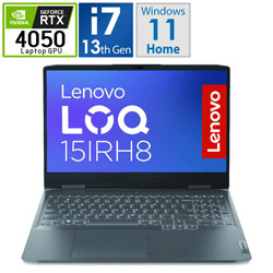 Lenovo 82XV00BHJP ゲーミングノートパソコン LOQ 15IRH8 ストームグレー [15.6型 /Windows11 Home /intel Core i7 /メモリ:16GB /SSD:512GB /Officeソフトなし /日本語版キーボード /2023年5月モデル]