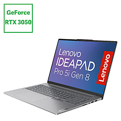 Lenovo 83AQ003XJP ゲーミングノートパソコン IdeaPad Pro 5i Gen 8 アークティックグレー [16.0型 /Windows11 Home /intel Core i7 /メモリ:16GB /SSD:512GB /Officeソフトなし /日本語版キーボード /2023年5月モデル]