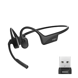 Shokz ブルートゥースイヤホン 耳かけ型 骨伝導 OpenComm2 UC USB-A(2025) SKZ-EP-000040 [骨伝導型 /Bluetooth対応]