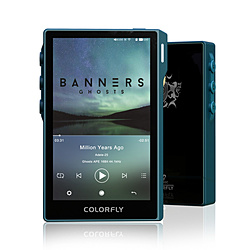 COLORFLY ポータブルオーディオプレーヤー ブルー U6BLUE [ハイレゾ対応 /64GB]