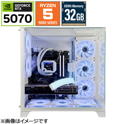 RBST-R59600X-507012-WH Rabbit0 Studio Ryzen 5 9600X RTX5070 12GB ホワイトモデル Rabbit0 Studio