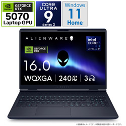 DELL NAA86-FNC ゲーミングノートパソコン Alienware 16X Aurora(RTX 5070) インターステラー インディゴ