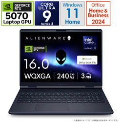 DELL NAA86-FNHBC ゲーミングノートパソコン Alienware 16X Aurora(RTX 5070) インターステラー インディゴ