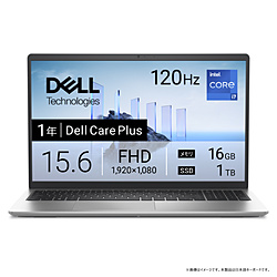 DELL ノートパソコン Dell 15(DC15250) プラチナシルバー ND85-FWSC [15.6型 /Windows11 Home /intel Core i7 /メモリ:16GB /SSD:1TB /無し /日本語版キーボード /2025年秋冬モデル]