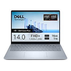 DELL ノートパソコン Dell 14 Plus 2-in-1(DB04255) アイスブルー CCL74P-FWC [Copilot+ PC /14.0型 /Windows11 Home /AMD Ryzen AI 7 /メモリ:16GB /SSD:1TB /無し /日本語版キーボード /2025年春モデル]