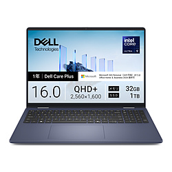 DELL ノートパソコン Dell 16 Plus 2-in-1(DB06250) ミッドナイトブルー CCL96P-FWM3C
