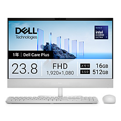 DELL ACD87-GNWC モニター一体型デスクトップPC Dell 24(EC24260) ライトアッシュ [Copilot+ PC /23.8型 /Windows11 Home /intel Core Ultra 5 /メモリ:16GB /SSD:512GB /無し /2026年春モデル]