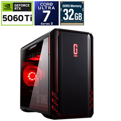 mouse DGI7G6TBC21U2NH3B ゲーミングデスクトップパソコン G TUNE(RTX 5060Ti) ブラック