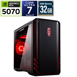 mouse DGI7G70BC21U2NH3B ゲーミングデスクトップパソコン G TUNE(RTX 5070) ブラック [Windows11 Home /intel Core Ultra 7 /メモリ:32GB /SSD:1TB /Officeソフト無し]