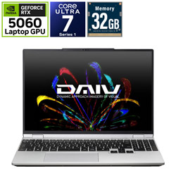 mouse ノートパソコン DAIV S5I7G60BC22U1H [15.3型 /Windows11 Home /intel Core Ultra 7 /メモリ:32GB /SSD:2TB /無し /日本語版キーボード]