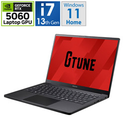 mouse W4I7G60BC2113H ゲーミングノートパソコン G TUNE 14(RTX 5060) ブラック [14.0型 /Windows11 Home /intel Core i7 /メモリ:32GB /SSD:1TB /Officeソフトなし /日本語版キーボード]
