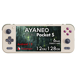 AYANEO AYAPKSG3X14121RPR ポータブルゲーミングPC AYANEO POCKET S [6インチ /Android /RAM:12GB /ROM:128GB] レトロパワー [Snapdragon /2025年2月モデル]