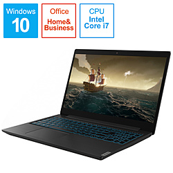 Lenovo 81LK001DJP ゲーミングノートパソコン ideapadL340Gaming ブラック [15.6型 /Windows10 Home /intel Core i7 /メモリ:8GB /HDD:1TB /Optane:16GB /Office Home and Business /2019年6月モデル]