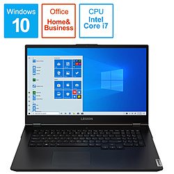 Lenovo 81Y80031JP ゲーミングノートパソコン Legion550i ファントムブラック [17.3型 /Windows10 Home /intel Core i7 /メモリ:16GB /SSD:1TB /Office Home and Business /日本語版キーボード /2020年7月モデル]
