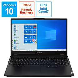 Lenovo 82AU0039JP ゲーミングノートパソコン Legion550i ファントムブラック [15.6型 /Windows10 Home /intel Core i7 /メモリ:16GB /SSD:512GB /Office Home and Business /日本語版キーボード /2020年7月モデル]