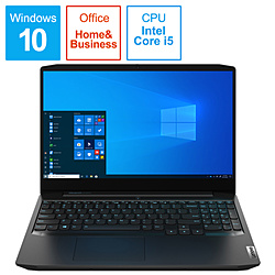 Lenovo 81Y40051JP ゲーミングノートパソコン IdeaPadGaming350i オニキスブラック [15.6型 /Windows10 Home /intel Core i5 /メモリ:8GB /HDD:1TB /SSD:256GB /Office Home and Business /2020年5月モデル]