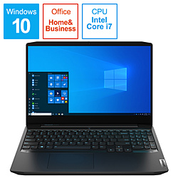 Lenovo 81Y4004YJP ゲーミングノートパソコン IdeaPadGaming350i オニキスブラック [15.6型 /Windows10 Home /intel Core i7 /メモリ:16GB /HDD:1TB /SSD:256GB /Office Home and Business /2020年5月モデル]