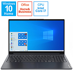 Lenovo ノートパソコン Yoga Slim 750i スレートグレー 82AB003AJP [15.6型 /Windows10 Home /intel Core i7 /メモリ:16GB /SSD:512GB /Office HomeandBusiness /日本語版キーボード /2021年2月モデル]
