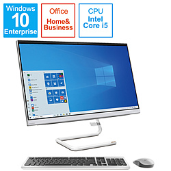 Lenovo F0EY00EHJP デスクトップパソコン IdeaCentre AIO350i ホワイト [27型 /intel Core i5 /メモリ:8GB /HDD:1TB /SSD:256GB /2020年11月モデル]