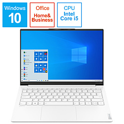 Lenovo ノートパソコン YogaSlim750iCarbon ムーンホワイト 82EV003BJP [13.3型 /Windows10 Home /intel Core i5 /メモリ:8GB /SSD:512GB /Office HomeandBusiness /日本語版キーボード /2020年12月モデル]