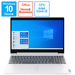 Lenovo ノートパソコン IdeaPad L360i ブリザードホワイト 82HL001LJP [15.6型 /Windows10 Home /intel Core i5 /Office HomeandBusiness /メモリ:8GB /SSD:512GB /日本語版キーボード /2021年4月モデル]