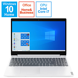 Lenovo ノートパソコン IdeaPad L360i ブリザードホワイト 82HL001AJP [15.6型 /Windows10 Home /intel Core i7 /Office HomeandBusiness /メモリ:8GB /SSD:512GB /日本語版キーボード /2021年3月モデル]