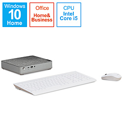 Lenovo JPMINI501 デスクトップパソコン IdeaCentre Mini550i ミネラルグレー [モニター無し /intel Core i5 /メモリ:8GB /SSD:256GB /2020年12月モデル]