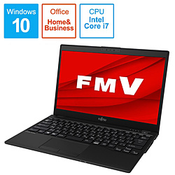 FUJITSU ノートパソコン LIFEBOOKUH90/E2 ピクトブラック FMVU90E2B [13.3型 /Windows10 Home /intel Core i7 /メモリ:8GB /SSD:512GB /Office HomeandBusiness /2020年夏モデル]