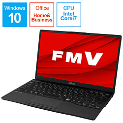 FUJITSU ノートパソコン LIFEBOOKUH-X/E3 ピクトブラック FMVUXE3B [13.3型 /Windows10 Pro /intel Core i7 /メモリ:8GB /SSD:1TB /Office HomeandBusiness /日本語版キーボード /2020年冬モデル]