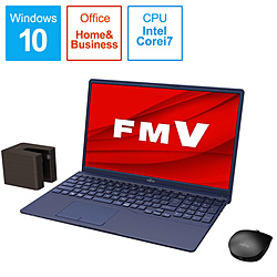 FUJITSU ノートパソコン LIFEBOOKTH77/E3 インディゴブルー FMVT77E3L [15.6型 /Windows10 Home /intel Core i7 /メモリ:8GB /SSD:512GB /Office HomeandBusiness /日本語版キーボード /2020年冬モデル]