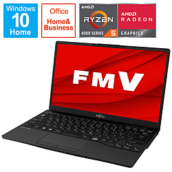 FUJITSU ノートパソコン LIFEBOOK UH75/E3 ピクトブラック FMVU75E3BB [13.3型 /Windows10 Home /AMD Ryzen 5 /メモリ:8GB /SSD:512GB /Office HomeandBusiness /日本語版キーボード /2020年冬モデル]