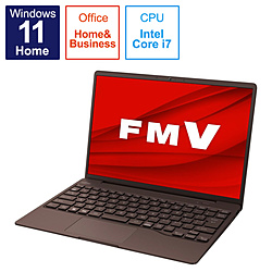 FUJITSU ノートパソコン LIFEBOOK CH90/G3 モカブラウン FMVC90G3M [13.3型 /Windows11 Home /intel Core i7 /メモリ:16GB /SSD:512GB /Office HomeandBusiness /日本語版キーボード /2022年12月モデル]