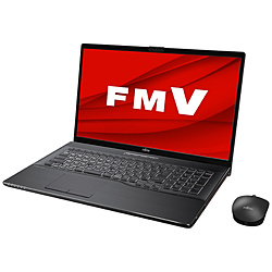 FUJITSU ノートパソコン FMV LIFEBOOK NH77/H1 ブライトブラック FMVN77H1B [17.3型 /Windows11 Home /AMD Ryzen 7 /メモリ:8GB /SSD:512GB /Office HomeandBusiness /日本語版キーボード /2023年1月モデル]