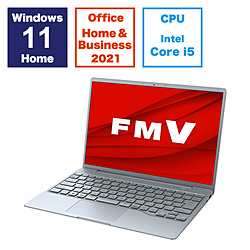 FUJITSU ノートパソコン FMV LIFEBOOK CH75/H3 クラウドブルー FMVC75H3L [13.3型 /Windows11 Home /intel Core i5 /メモリ:16GB /SSD:512GB /Office HomeandBusiness /日本語版キーボード /2023年11月モデル]