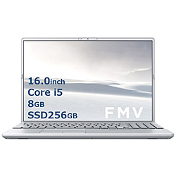 FUJITSU ノートパソコン FMV LIFEBOOK AH45/J3 ファインシルバー FMVA45J3S [16.0型 /Windows11 Home /intel Core i5 /メモリ:8GB /SSD:256GB /Office Home and Business /日本語版キーボード /2024年10月モデル]