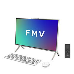 FUJITSU FMVF55K1WA デスクトップパソコン FMV Desktop Fシリーズ FMV F55-K1 ホワイト [23.8型 /Windows11 Home /intel Core i5 /メモリ:16GB /SSD:512GB /Office HomeandBusiness /2025年1月モデル]
