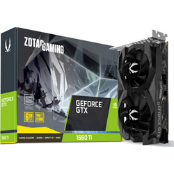 ZOTAC GAMING GeForce GTX 1660 Ti 6GB GDDR6 ZOTAC ZT-1660Ti-6G/ZT-T16610F-10L