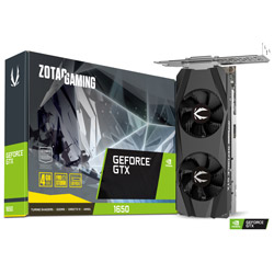 ZOTAC GAMING GeForce GTX 1650 Low Profile ZOTAC ZOTAC GAMING GeForce GTX 1650 Low Profile ZT-1650-4G-LP/ZT-T16500H-10L