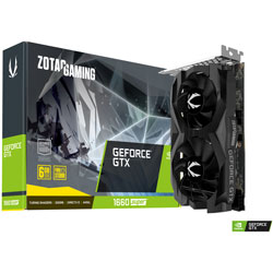 ZOTAC GAMING GeForce GTX 1660 SUPER Twin Fan ZT-1660S-6G-TWIN/ZT-T16620F-10L