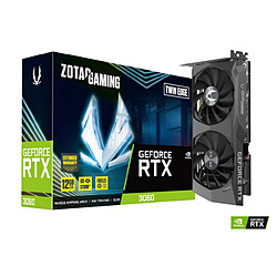 ゲーミンググラフィックボード ZOTAC GAMING GEFORCE RTX 3060 Twin Edge 12GB ZT-A30600E-10M