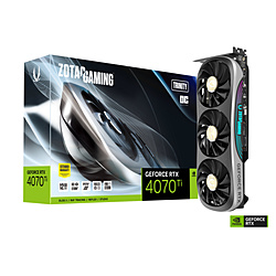 ZOTAC ゲーミンググラフィックボード GeForce RTX 4070 Ti Trinity OC ZT-D40710J-10P