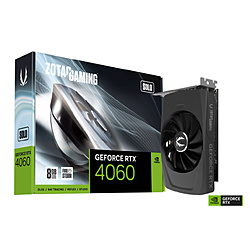 ZOTAC ゲーミンググラフィックボード RTX 4060 8GB SOLO ZT-D40600G-10L
