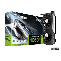 ZOTAC GeForce RTX 4060 Ti ゲーミンググラフィックボード RTX4060 Ti 16GB TWIN EDGE ZT-D40620E-10M